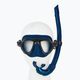 Cressi Calibro + Corsica set de snorkel mască + snorkel albastru DS434550