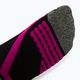 Mico Medium Weight X-Performance X-C Șosete de schi negru/roz CA00146 4