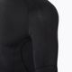 Tricou termic Mico Odor Zero pentru bărbați cu gât rotund negru IN01450 3