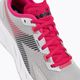 Pantofi de alergare pentru femei Diadora Passo 3 silver dd/blk/rubine red c 8