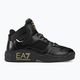 EA7 Emporio Armani Basket Mid triplu negru / aur pantofi 2