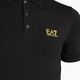 Tricou polo bărbătesc EA7 Emporio Armani Train Core ID cu logo negru/auriu pentru bărbați 3