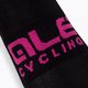 Alé Scanner șosete de ciclism negru și roz L21181543 3