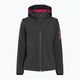 Jachetă softshell CMP Zip 05UG pentru femei, negru/roz 39A5006/05UG/D36