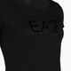 Tricou de damă EA7 Emporio Armani Train Shiny negru/ton logo pentru femei 3