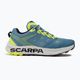 Încălțăminte de alergare pentru femei SCARPA Spin Planet ocean blue/lime 2