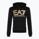 EA7 Emporio Armani Emporio Armani Train Logo Series Oversize Logo Hoodie Coft negru pentru bărbați