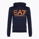 EA7 Emporio Armani Emporio Armani Train Logo Series Oversize Logo Hoodie Coft albastru marin pentru bărbați