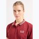 Tricou pentru femei EA7 Emporio Armani Golf Pro Polo Damier syrah 4