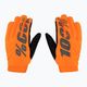 Mănuși de ciclism pentru bărbați 100% Brisker portocaliu 10003 3