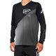 Tricou de ciclism pentru bărbați 100% R-Core X LS negru-gri STO-40000-00000