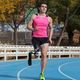 Top de alergat pentru bărbați Joma Record II fluor pink/black 10