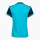 Tricou Joma Montreal SS fluor turquoise/navy 7