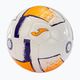 Minge de fotbal Joma Dali II fluor white/fluor orange/purple rozmiar 4 3