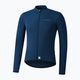 Bărbați Shimano Vertex Thermal LS Jersey tricou de biciclete albastru PCWJJSPWUE13MD2705 5