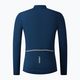 Bărbați Shimano Vertex Thermal LS Jersey tricou de biciclete albastru PCWJJSPWUE13MD2705 6