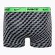 Boxeri pentru bărbați Nike Everyday Cotton Stretch Trunk 3Pk BAU BAU imprimeu geo block/cool grey/negru 3