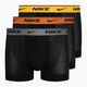 Boxeri pentru bărbați Nike Everyday Cotton Stretch Trunk 3 pary grey/orange/yellow