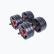 Pure2Improve Hybrid Dumbell / Barbell 30 kg haltere cu funcție de barbell negru și roșu P2I202350 2