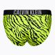 Partea de jos a costumului de baie Calvin Klein Bikini Print zebra citrust burst 2