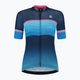 Rogelli Impress II tricou de ciclism pentru femei albastru/roz/negru 3