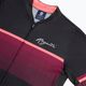 Rogelli Impress II tricou de ciclism pentru femei burgundia/coral/negru 5
