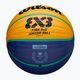 Minge de baschet pentru copii Wilson Fiba 3x3 Junior blue/yellow mărime 5 5