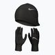 Set căciulă + mănuși pentru bărbați Nike Essential Running black/black/silver 10