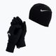 Set șapcă + mănuși pentru femei Nike Essential Running negru N1000595-082