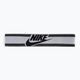 Bentiță elastică pentru bărbați Nike Elastic Headband alb și gri N1003550-147 2