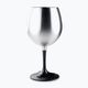 GSI Outdoors Glacier Stainless Nesting Glacier Stainless Nesting Red Wine Glass sticlă de drumeție de argint 63310