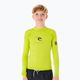 Tricou de înot pentru copii Rip Curl Corps Rash Vest 4078 verde 11MBRV