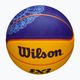 Minge de baschet pentru copii Wilson Fiba 3X3 Mini Paris 2004 blue/yellow mărime 3 4