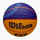 Minge de baschet Wilson Fiba 3x3 Game Ball Paris Retail 2024 blue/yellow mărime 6 4