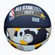 Minge de baschet pentru copii Wilson 2024 NBA All Star Mini + pudełko brown mărime 3 5