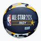 Minge de baschet pentru copii Wilson 2024 NBA All Star Mini + pudełko brown mărime 3 6