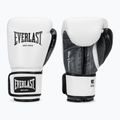 Mănuși de box Everlast Powerlock OG H&L Leather Advanced Training white/black