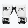 Mănuși de box Everlast Powerlock OG H&L Leather Advanced Training white/black 2