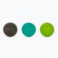 Mingi de masaj Gaiam Restore Hand Therapy Knit green/yellow/black 2