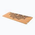 Covoraș de yoga pentru femei Gaiam Printed Cork Mandala maro 63495