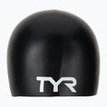 Cască de înot pentru copii  TYR Wrinkle-Free Silicone black