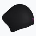 Cască de înot TYR Wrinkle-Free negru-roză LCSLB_121 2