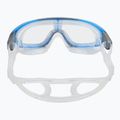 Mască de înot TYR Orion clear/ blue/ grey 4