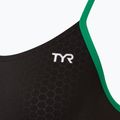 Costum de baie dintr-o bucată pentru femei TYR Hexa Cutoutfit black/green 3