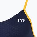 Costum de baie dintr-o bucată pentru femei TYR Hexa Cutoutfit navy/gold 3