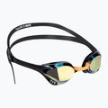 Ochelari de înot TYR Tracer-X Elite Mirrored gold/black 2