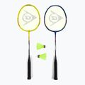Set de badminton Dunlop Nitro-Star SSX 1.0 albastru/galben 13015319