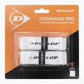 Înveliș pentru rachetă de squash Dunlop Hydramax Pro Replacement Grip 2buc white