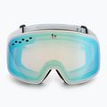 Ochelari de schi Bollé Nevada Small white metalic blue matte/azure 2
