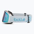Ochelari de schi Bollé Nevada Small white metalic blue matte/azure 4